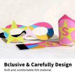 iROLEWIN Superhero Cape and Mask Set for Kids