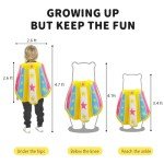 iROLEWIN Superhero Cape and Mask Set for Kids