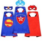 Kids' Superhero Capes & Masks - 3PCS Set