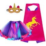 Rainbow TuTu Superhero Costume for Little Girls