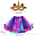 Rainbow TuTu Superhero Costume for Little Girls
