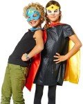 Kids' Superhero Capes & Masks - 3PCS Set