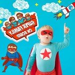 Kids' Superhero Capes & Masks - 3PCS Set