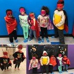 Kids' Superhero Capes & Masks - 3PCS Set