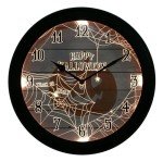 Happy Halloween Pumpkin LED Wall Clock - 12.5