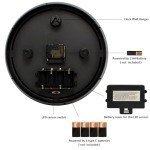 Happy Halloween Pumpkin LED Wall Clock - 12.5