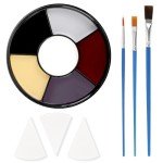 6 Colors Face & Body Paint Set for Halloween