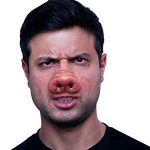 Ghoulish Productions Halloween Pig Nose Accessories