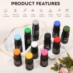 Vibrant Cream Face Paint Stick for Halloween Fun