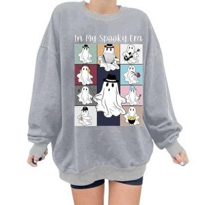 Cute Ghost Women’s Halloween Oversized Sweatshirt