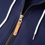 Men's Lightweight Black Zip-Up Halloween Hoodie