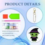Scary Movie DIY Diamond Art Keychains - 8 Pack