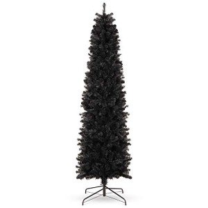 4.5ft Black Pencil Tree for Halloween Decor