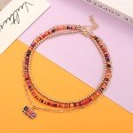 Spooky Pumpkin Pendant Choker Necklace for Halloween