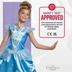 Classic Cinderella Dress for Girls - Halloween Costume
