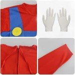 Vowdicua Super Brothers Men's Halloween Costume - Red