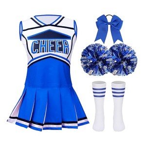 Cute Girls Cheerleader Costume for Halloween