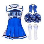 Cute Girls Cheerleader Costume for Halloween