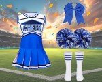 Cute Girls Cheerleader Costume for Halloween
