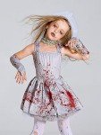 VnimVinter Ghost Bride Tutu Costume for Girls