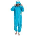 Cozy Blue Animal Onesie Halloween Pajamas