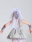 VnimVinter Ghost Bride Tutu Costume for Girls