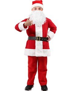 Kids Santa Claus Costume for Halloween Fun