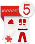 Kids Santa Claus Costume for Halloween Fun
