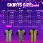 Men's 70s Disco Sequin Shirt for Halloween