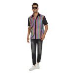 Men's 70s Disco Sequin Shirt for Halloween