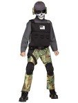 Spooky Skeleton Soldier Costume for Kids
