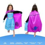Girls' Coronation Costume Set with Cape & Tiara