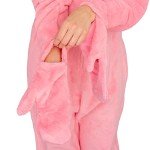 Adult Unisex Bunny Pajama Costume for Halloween