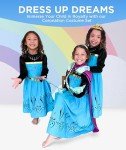Girls' Coronation Costume Set with Cape & Tiara