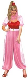 Plus Size Jeannie the Genie Costume Jumpsuit & Hat