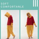 Unisex Bear Onesie Pajamas for Halloween Fun