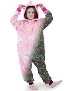 Unisex Kids Unicorn Animal Onesie Pajamas