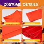 Womens Halloween Costume Set: Turtleneck & Skater Skirt
