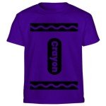 Kids Crayon Halloween Costume Tee for Boys & Girls