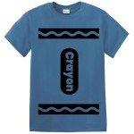 Funny Crayon T-Shirt Costume for Halloween