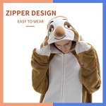 Sloth Halloween Onesie Costume for Adults