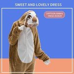 Sloth Halloween Onesie Costume for Adults