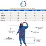 Blue Flannel Donkey Onesie Halloween Costume
