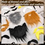 32 Pcs Self-Adhesive Halloween Fake Mustaches