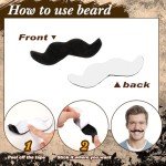 32 Pcs Self-Adhesive Halloween Fake Mustaches