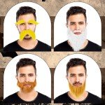 32 Pcs Self-Adhesive Halloween Fake Mustaches