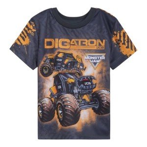 Monster Jam Digatron Boys Halloween T-Shirt 7-8