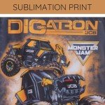 Monster Jam Digatron Boys Halloween T-Shirt 7-8