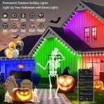 150ft Smart Outdoor Lights for Halloween & Holidays