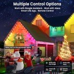 150ft Smart Outdoor Lights for Halloween & Holidays